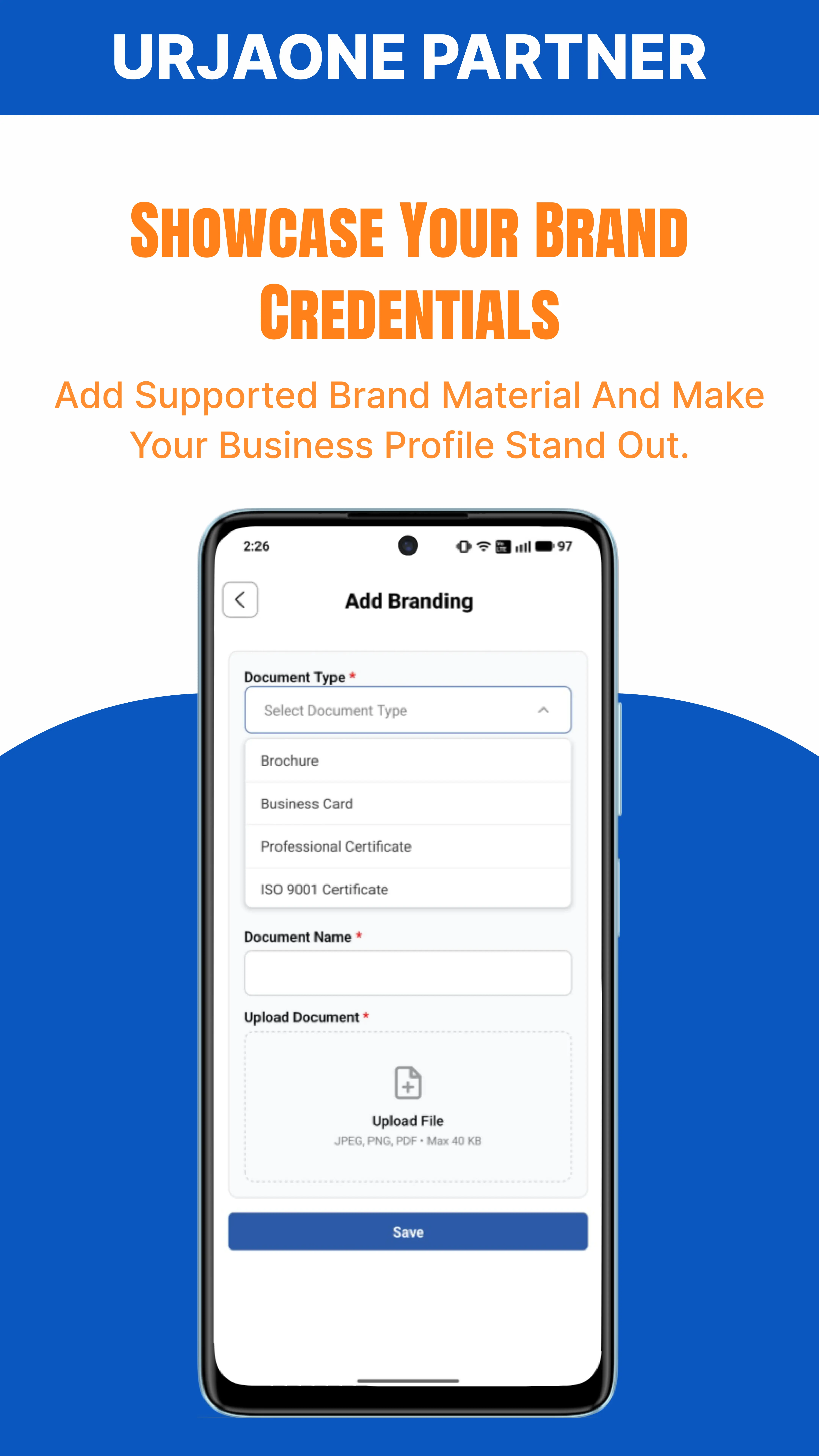 Add Branding Options on UrjaOne Partner Platform