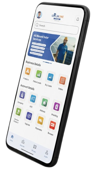 UrjaOne Partner App Screen